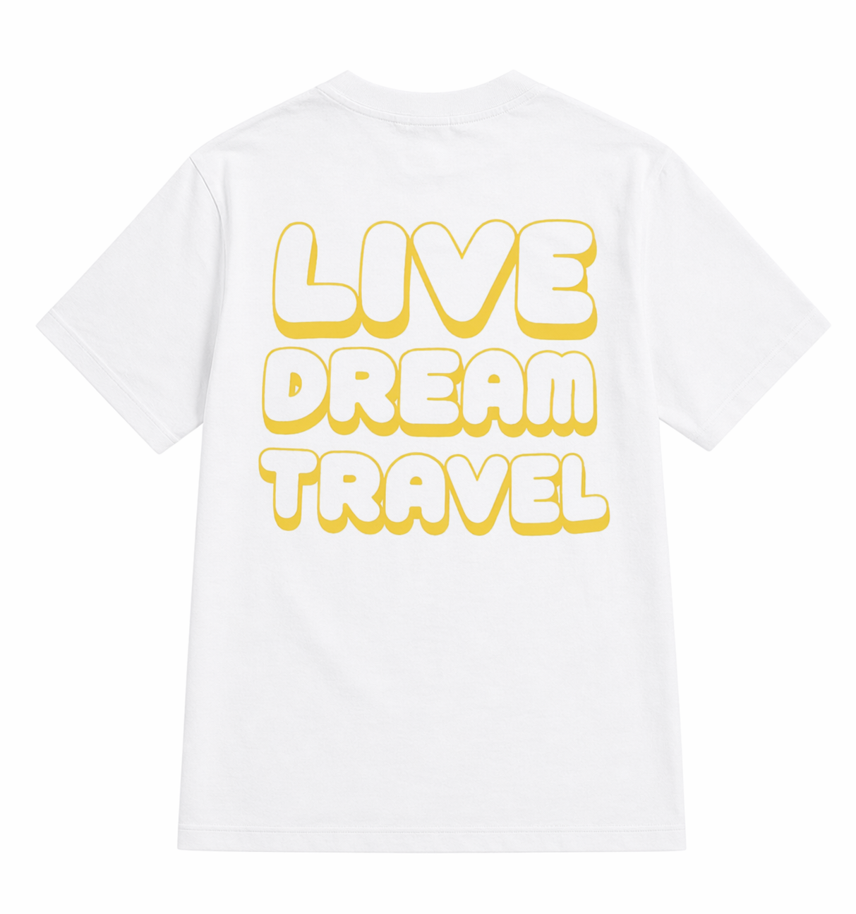 Polera "Live Dream Travel"