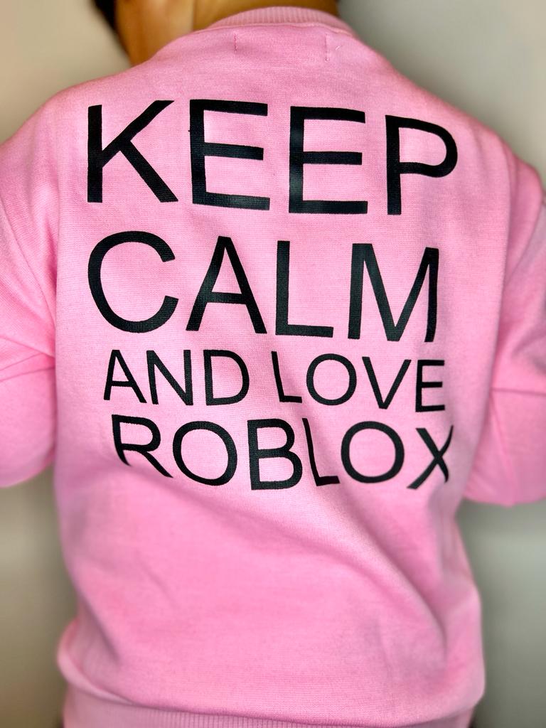 Polerón "Keep Calm and Love Roblox" – Edición Gamer