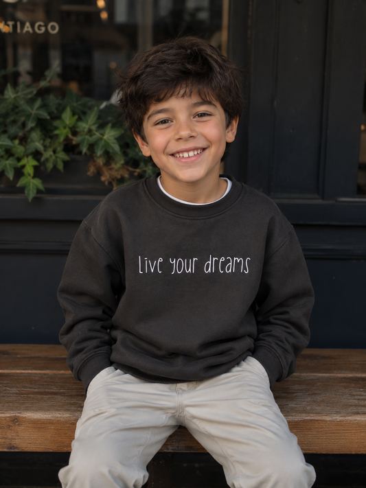 Polerón "Live Your Dreams" – Inspiración & Estilo