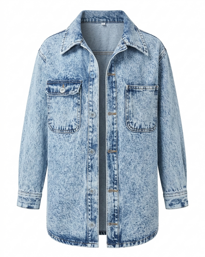 Sobrecamisa Denim "Acid Wash"