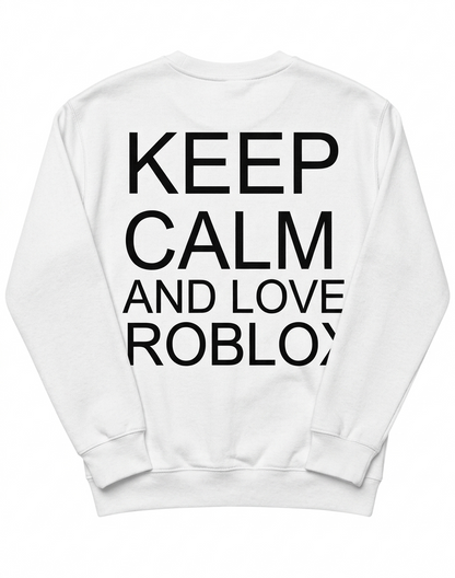 Polerón "Keep Calm and Love Roblox" – Edición Gamer