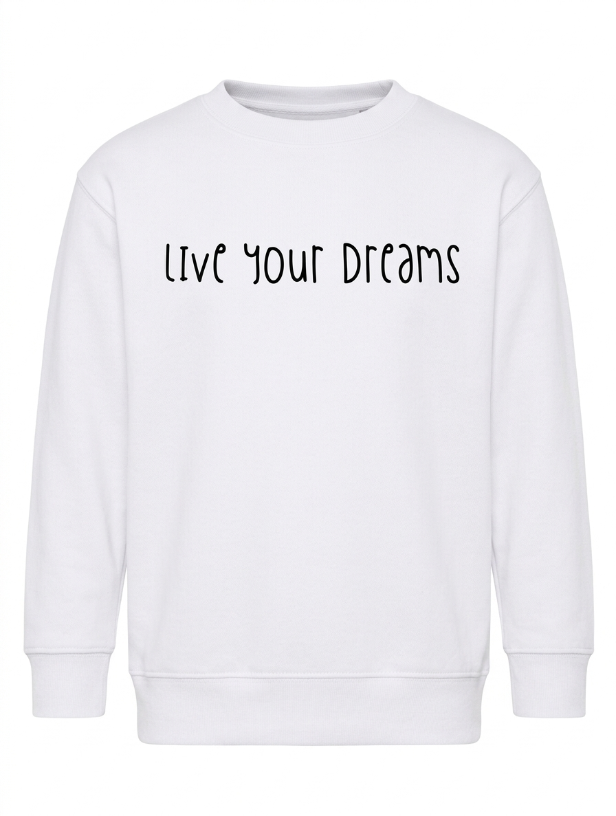 Polerón "Live Your Dreams" – Inspiración & Estilo