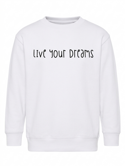 Polerón "Live Your Dreams" – Inspiración & Estilo