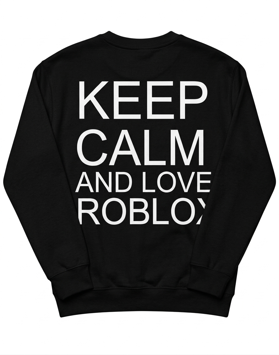 Polerón "Keep Calm and Love Roblox" – Edición Gamer