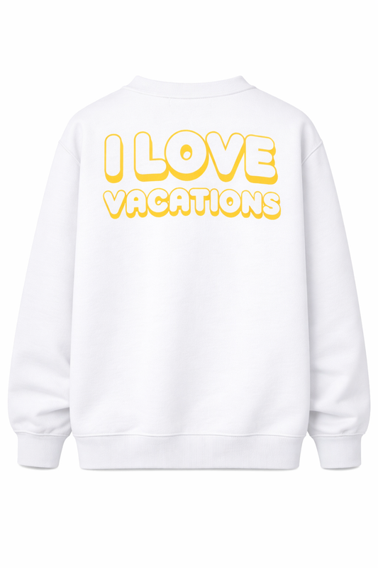 Polerón “I Love Vacations” – Vibra de Viaje Todo el Año
