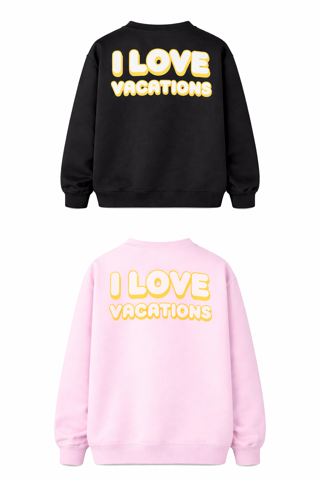 Polerón “I Love Vacations” – Vibra de Viaje Todo el Año