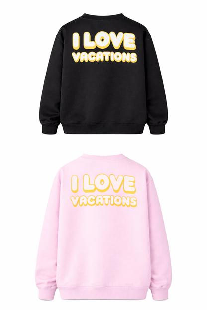 Polerón “I Love Vacations” – Vibra de Viaje Todo el Año