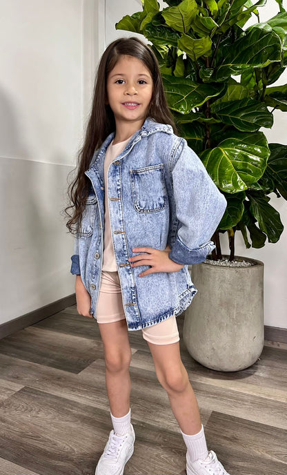 Sobrecamisa Denim "Acid Wash"